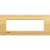 LivingLight - placca Essenze quadra in legno massello 7 posti bamboo