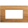 LivingLight - plato Essenze cuadrado de madera maciza 4 plazas nogal nacional