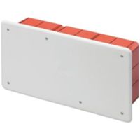 Gewiss GW48007 - Boîtier encastré avec couvercle 294 x 152 x 75 mm