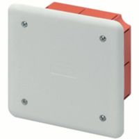 Gewiss GW48001 - Boîtier encastré avec couvercle 92x92x45 mm