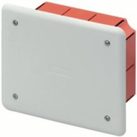 Gewiss GW48002 - Boîtier encastré avec couvercle 118x96x50 mm