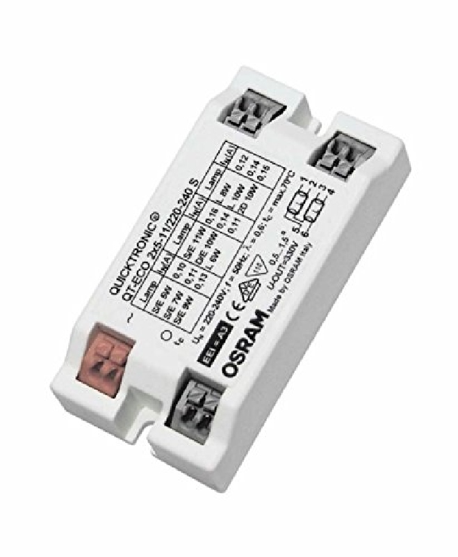 Multiple electronic ballast for 2x5&gt;11W QUICKTRONIC ECO fluorescent lamps