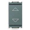 Idea Grigio - doppio pulsante interbloccato con frecce