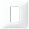 Plana - white 1-place technopolymer plate