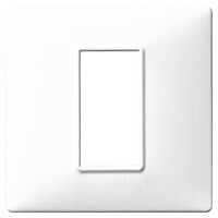 Plana - white 1-place technopolymer plate