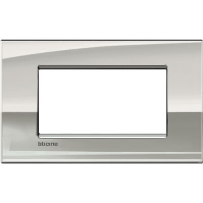 LivingLight Air - Placa de metal Lucenti de paladio de 4 posiciones