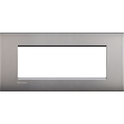 LivingLight Air - 7-place Lucenti metal plate in satin nickel