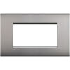 LivingLight Air - 4-place Lucenti metal plate in satin nickel