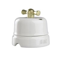 Gi Gambarelli - classic gold porcelain switch