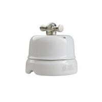 Gi Gambarelli - classic chrome porcelain switch