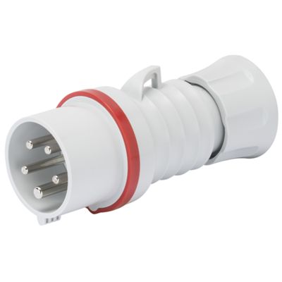 Red loose plug 3P+N+E 16A 400V 6H IP44 CR