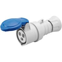 Gewiss GW62004FH - blue socket 2P+E 16A 220V 6H IP44 CR