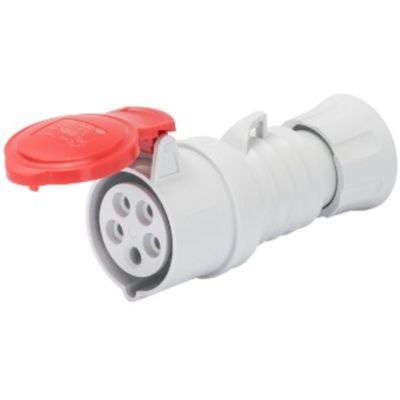 Presa volante rossa 3P+N+T 16A 400V 6H IP44 CR