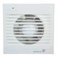 DECOR-100 CR timed wall-mounted helical extractor fan