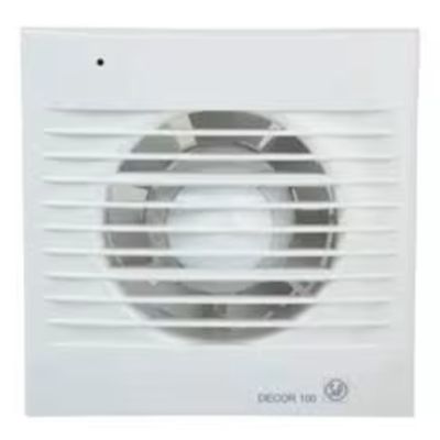 Aspiratore elicoidale da muro temporizzato DECOR-100 CR