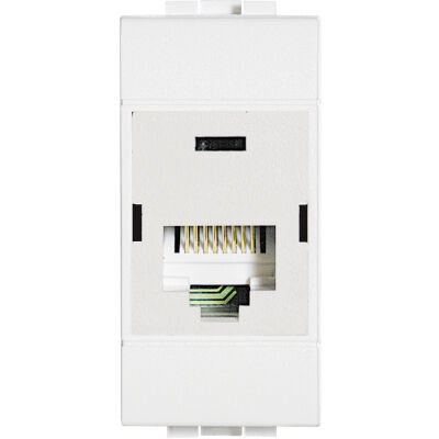 LivingLight Blanco - Conector de transmisión de datos UTP RJ45 cat. 6