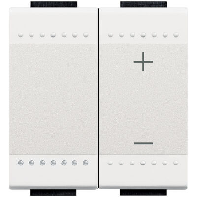 LivingLight Bianco - regolatore a pulsante resistivo / induttivo 600W