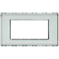 LivingLight - placca Kristall 4 posti personalizzabile