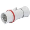 Spina volante rossa 3P+N+T 32A 400V 6H IP44 CV