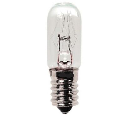 Lámpara incandescente tubular transparente E14 15W 024V