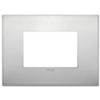 Vimar 19653.15 Arke - placca 3 moduli alluminio naturale