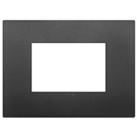 Vimar 19653.71 Arke - placca 3 moduli nero