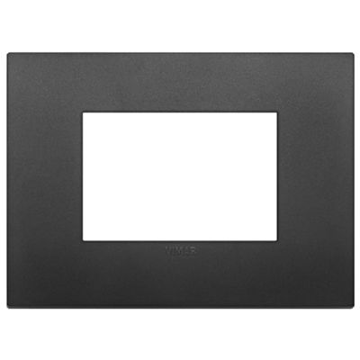Vimar 19653.71 Arke - Plaque noire 3 modules