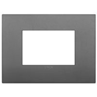 Vimar 19653.72 Arke - Placa gris 3 módulos