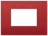 Vimar 19653.75 Arke - Plaque 3 modules en rouge mat