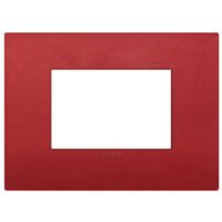 Vimar 19653.75 Arke - Plaque 3 modules en rouge mat