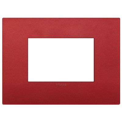 Vimar 19653.75 Arke - 3-module plate in matt red