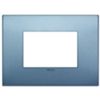 Vimar 19653.76 Arke - 3-module plate in matt blue