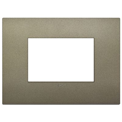 Vimar 19653.77 Arke - Placa 3 módulos en verde mate