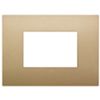 Vimar 19653.78 Arke - 3-module plate in matt gold