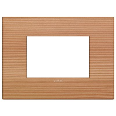 Vimar 19653.43 Arke - Placa de alerce 3 módulos