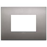 Vimar 19653.10 Arke - Plaque nickel noir 3 modules