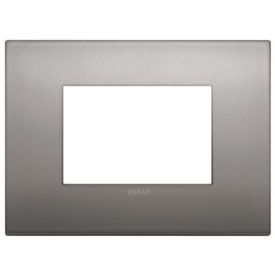 Vimar 19653.10 Arke - Plaque nickel noir 3 modules