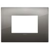 Vimar 19653.09 Arke - 3-module black chrome plate