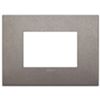 Vimar 19653.04 Arke - placca 3 moduli titanio matt
