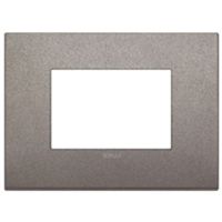 Vimar 19653.04 Arke - placca 3 moduli titanio matt