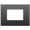 Vimar 19653.01 Arke - 3-module plate in matt graphite