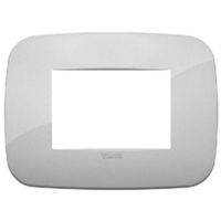 Vimar 19683.89 Arke - placca 3 moduli silver