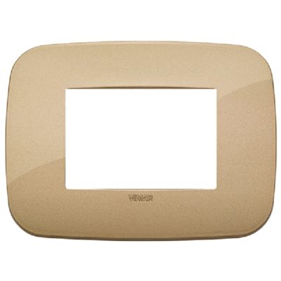 Vimar 19683.88 Arke - 3-module antique gold plate