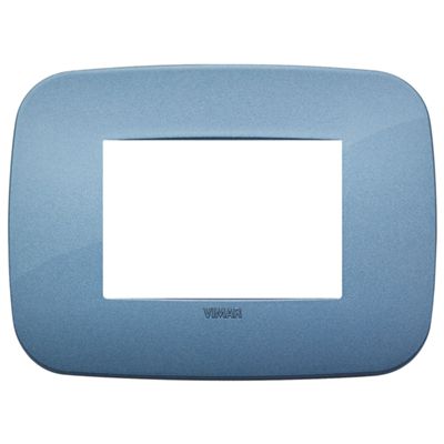 Vimar 19683.86 Arke - 3 module blue plate