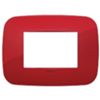 Vimar 19683.85 Arke - Plaque 3 modules en rouge mat