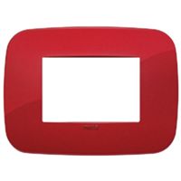 Vimar 19683.85 Arke - Plaque 3 modules en rouge mat