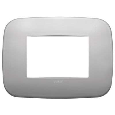 Vimar 19683.30 Arke - 3-module plate in matt nickel