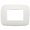 Vimar 19683.25 Arke - 3-module plate, matt pearl