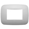 Vimar 19683.23 Arke - 3-module plate in matt silver