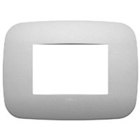 Vimar 19683.23 Arke - placca 3 moduli argento matt